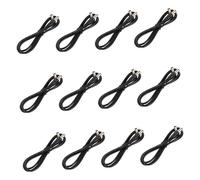 VICASKY 12pcs Guitar Pedal Power Cable with Anti-pressure Noise Isolation, Dc 5.5x2.1mm Plug, Plastic Metal Build - for Stage Performance Practice