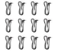 VICASKY 12pcs Guitar Pedal Power Cord Dc Low Resistance Effect Power Cable for Electric Guitar Accessories High Fidelity Noise Isolation for Practice and Stage Performance
