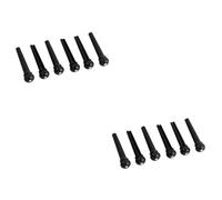 VICASKY 12pcs Guitar Replacement Pom Bridge Pin for Guitar String Studs Musical Instruments Accessories