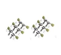 VICASKY 12pcs Guitar Tuners Machine Heads Lr Replacement Tuning Pegs Heavy Duty Gear Easy Install Chrome Construction Fit