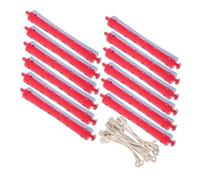 VICASKY 12pcs Hair Perm Tools Spiral Curling Rods Cold Wave Rods for DIY Hair Styling Curlers