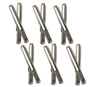 VICASKY 12pcs Lyre String Fastening Nails Metal Lyre Tuning Pegs for Harp Part Replacement Tuning Pins for Musical Instruments