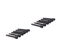VICASKY 12pcs Metal String Lock Clamp Screws for Electric Guitar Tremolo Bridge Saddle Guitar Accessories Fits Standard Tremolo Bridges Easy Installation