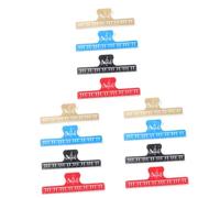 VICASKY 12pcs Music Folders Page Holder Clips Music Score Clips for Piano Attractive and Practical Book Openers in Colors