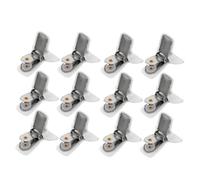 VICASKY 12pcs Padded Duvet Clips White Quilt Fixing Fasteners for Blankets and Comforters Gentle Fabric Protection Easy to Use Prevents Shifting Inside Covers Suitable for Various Bedding