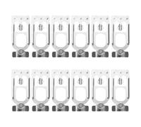 VICASKY 12pcs Pallet Rack Drop Pins, Pallet Racking Safety Pin, Carbon Steel Galvanized Silver Safety Connector, for Industrial Storage and Retail Warehouses
