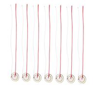 VICASKY 12Pcs Piezo Disc Guitar Accessory Thin Lightweight Piezoelectric Pickup Chips for Acoustic Guitar Signal Warning Low Power Consumption