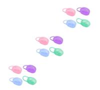 VICASKY 12pcs Portable Pacifier Box Multi-Purpose Storage Case for Pacifiers for Outings Made of Plastic Keeps Clean and Organized Random Color