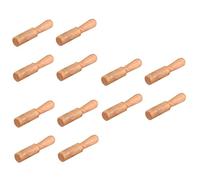 VICASKY 12pcs Practical Singing Bowl Wooden Mallet for Buddha Sound Bowl Knocking Stick and Root Practice