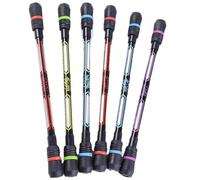 VICASKY 12Pcs Rotating Gel Ink Pens for Students, Stress Relief Gaming Flipping Finger Pens with Refillable Cores, Creative Portable Training for and Beginners