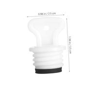 VICASKY 12Pcs Rubber Hot Water Bottle Caps Replacement Stoppers 18Mm Medium Seal Plugs Leakproof Screw Plugs for Winter Hot Water Bags and Thermal Bottles