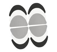 VICASKY 12Pcs Self-Adhesive Shoe Heel Repair Patches Multi-Color Boot Repair Stickers Anti-wear Shoe Patch Kit for Extending Life and Preventing Heel Damage