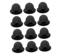 VICASKY 12pcs Silicone Lip Brush Covers Suction Cup Design, Dustproof and Space-saving Lip Brush Protector for Traveling and Outdoor Use