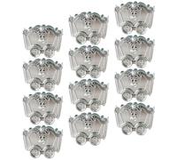 VICASKY 12pcs Silver Mini Mining Car Box Party Holder Gift Box