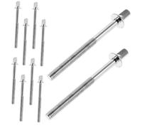 VICASKY 12pcs Snare Drum Tension Lug Screws Mounting Hardware for Jazz Drum Kits Easy Installation for and Practice Sessions