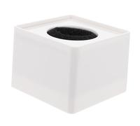 VICASKY 12pcs Square Microphone Flag Mic Station Abs Injection Portable Cube Shaped Molding for Interview Podcast Mic Use Stage