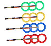 VICASKY 12Pcs Toddler Walking Rope with Ring Handles for Preschool and Daycare Use Designed to Prevent Children Getting Lost and Reduce Teacher Workload