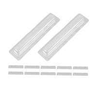 VICASKY 12pcs Transparent Plastic Wall Clock Pointer Protection Box Pressure Resistant PVC Cover for Quartz Clock Hands Scratch and Water Defense