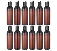VICASKY 12pcs Travel Liquid Bottles Empty Shampoo Bottles Plastic Travel Containers for Lotion and Body Wash Portable Refillable Toiletry for Cosmetic Use