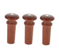 VICASKY 12pcs Violin Endpin Pegs Wood Violin Bridge Pegs Musical Instrument Accessories for String Instrument Accessories Part Use Endpin