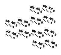 VICASKY 12sets Electric Guitar Head Press Button Stable String Buckle Lock for Guitar Simple Lead String Device for Playing