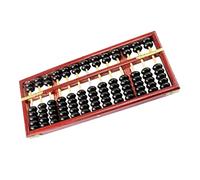 VICASKY 13-column Wooden Abacus for Students and Teachers with 7 Beads Per Rod, Educational Tool for Brain Development and Arithmetic Learning, for Study and Collection
