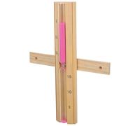VICASKY 15-Minute Wooden Sauna Hourglass Heat-Resistant Rotating Glass and Pink Sand Traditional Sauna Spa Sand Timer for Room Accessories