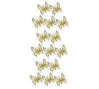 VICASKY 15 pcs Hollow Metal Butterfly Hair Clips for Women Lightweight Duckbill Barrettes with Moving Wings Decorative Headdress for Thick Curly Straight Hair Party and Travel Accessories