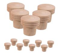 VICASKY 15 Pcs Pure Moxa Stick with Fire Extinguishing Cap and Sturdy Base for Safe Traditional Moxibustion Therapy Easy to Use Multifunctional Moxa Stick Extinguisher Tube for Fire