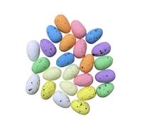 VICASKY 150 Pcs Colorful Artificial Quail Eggs 1.8cm Fake Bird Eggs Easter Decoration Set for Crafts and Play Food Pretend Cooking Random Color