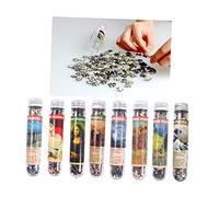 VICASKY 150pcs Mini Puzzle Mona Lisa Jigsaw Puzzle for Adults, Educational Paper Jigsaw for Stress Relief and Creative Play, Compact Size for Travel and Home Use