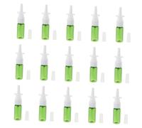 VICASKY 15ml Nasal Spray Bottles 15pcs Green Pet Elephant Trunk Refillable Spray Containers for Intranasal Use Personal Care Convenient Sub Bottles