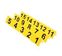 VICASKY 15pcs Acrylic Double-sided Markers Crime Scene Evidence Floor Marker for Restaurants Cafes Bars Themed Party Decorations
