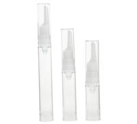 VICASKY 15pcs Airless Pump Eye Cream Bottles 5ml/10ml/15ml Travel Size Dispenser for Skincare Leak-Proof Moisturizer Containers for Travel and Daily Use