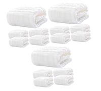 VICASKY 15pcs Born Essentials Wash Wet Wipes Newborn Muslin Washcloths Burp Cloths Towel