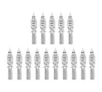 VICASKY 15pcs Calligraphy Dip Pen Nibs, Oblique Nib Holder, Metal Silver, Easy Replacement, for Writing and Drawing, Expert Artists and Illustrators