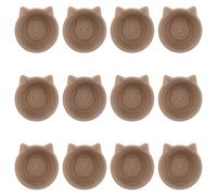 VICASKY 15Pcs Disposable Pet Feeding Bowls Set 1400Ml Spill-Proof Paper Water and Food Bowls for Cats and Dogs Portable Puppy Small Animal Drinking Dish