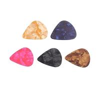 VICASKY 15pcs Durable Guitar Picks Random Colors Practical Plectrums for Acoustic Electric Guitars Lightweight Design for Essential Accessories for Musicians