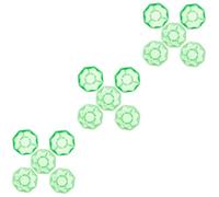 VICASKY 15pcs Footswitch Topper for Guitar Effects Pedal Foot Nail Cap Easy Install Protection Cap