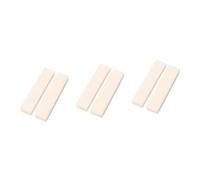 VICASKY 15pcs Real Buffalo Bone Guitar Nut Saddle for Diy String Instruments Acoustic Accessory Standard Tuning