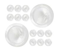 VICASKY 15pcs Small Trumpet Valve Finger Button Replacements Shell Parts for Enhanced Playability Trumpet Button Parts Musical Instrument Accessories