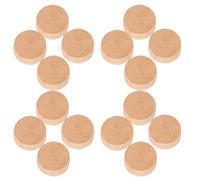 VICASKY 15Pcs Trombone Water Key Cork Plugs and Spit Valve Pads, Natural Wood Color Cork Replacement for Brass Instrument Maintenance, Suitable for Trombone Performance and Music Lessons