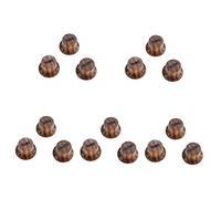 VICASKY 15pcs Wood Guitar Knob for Bass Volume and Tone Control Replacement Knobs Scale for Electric Guitar Accessories for Guitarists