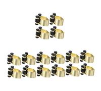 VICASKY 16 Pcs Metal Fishing Rod Holders Portable Rod Clamps with Stable Base for Tables Shelves and Counters Easy No Drill Installation Strong Bearing Clips for Fishing Poles and Cue
