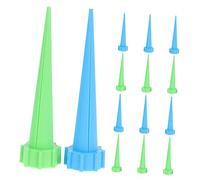 VICASKY 16Pcs Automatic Plastic Plant Watering Devices Self Drip Irrigation Tools for Indoor Use Blue Green
