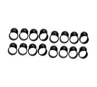 VICASKY 16pcs Ethereal Drum Finger Sleeves Pentatonic Tongue Drum Knocking Finger Picks Comfortable Drumming Tool Types of Covers for Index Middle Ring Little