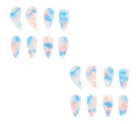 VICASKY 16pcs Guzheng Nails Fingertip Protectors for Guzheng Practice Supplies Finger Picks for Playing Instrument