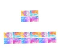 VICASKY 16pcs Kalimba Piano Sticker Notes Musical Scale Decals Lightweight Compact Easy Install Remove for Learning Thumb Piano