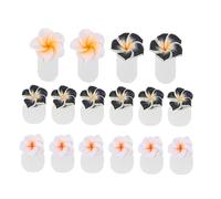 VICASKY 16pcs Silicone Toe Separators Floral Design Soft Skin-friendly Nail Art Spacers for Pedicure Polish Application and Bunion Correction Comfortable Stretchers for Men and Women