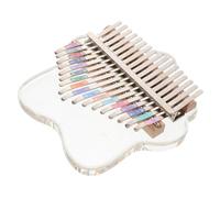 VICASKY 17-key Acrylic Thumb Piano Portable Finger Piano for Boys and Girls Beginners Kalimba Musical Instrument Crystal Clear Design